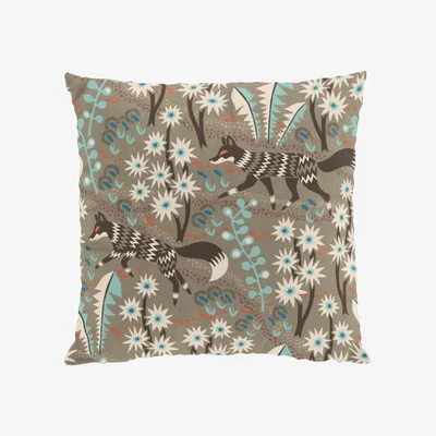 Nordic Nest Arvidssons Textil Stjärnspeja cushion cover 47x47 cm Brown