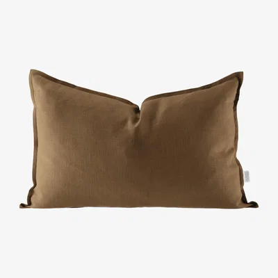 Nordic Nest Scandi Living Calm pillow case linen 40x60 cm Almond Brown