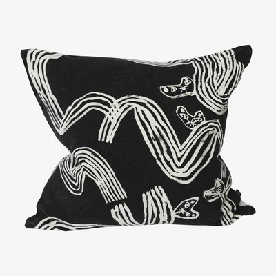 Nordic Nest Fine Little Day Tiger pillowcase 48x48 cm Black