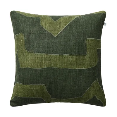 Nordic Nest Chhatwal & Jonsson Sikkim pillowcase 50x50 cm Forest Green-Green