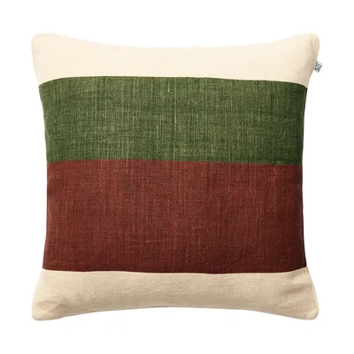 Nordic Nest Chhatwal & Jonsson Kumar pillowcase 50x50 cm Cactus Green-Terracotta