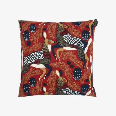 Nordic Nest Marimekko Peura pillowcase 50x50 cm White-beige-dark blue