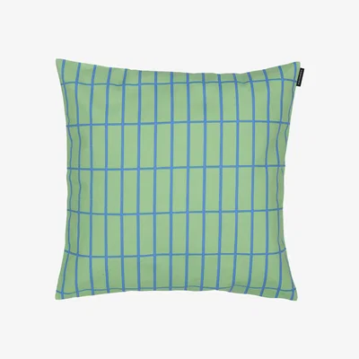 Nordic Nest Marimekko Pieni Tiiliskivi cushion cover 40x40 cm Green-blue