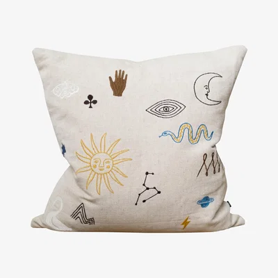 Nordic Nest Fine Little Day Symbol pillowcase 48x48 cm Natural