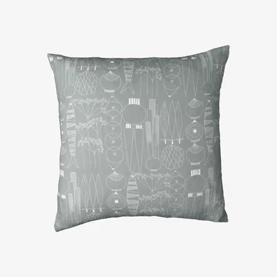 Nordic Nest Almedahls Picknick pillowcase 45x45 cm Green-grey