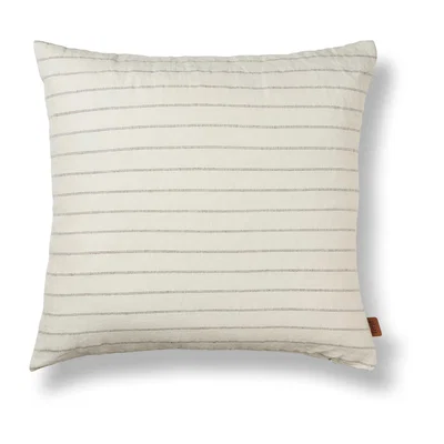 Nordic Nest ferm LIVING Grand pillowcase 50x50 cm Off-white-chocolate