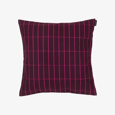 Nordic Nest Marimekko Pieni Tiiliskivi cushion cover 40x40 cm Burgundy-pink