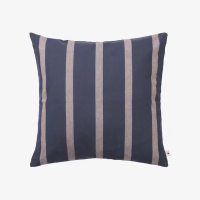 Nordic Nest Ferm Living Strand outdoor cushion cover 50x50 cm Indigo blue-parchme