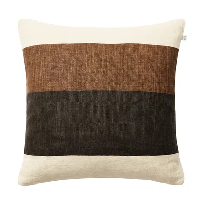 Nordic Nest Chhatwal & Jonsson Kumar pillowcase 50x50 cm Taupe-Dark Brown