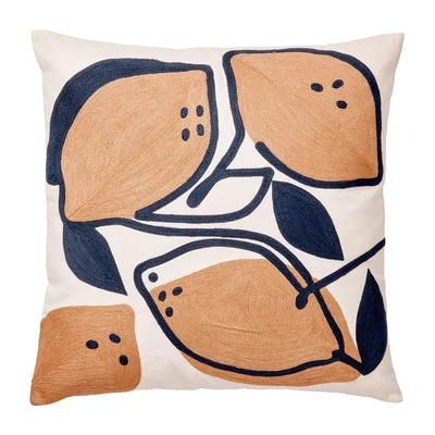 Nordic Nest Broste Copenhagen Limone pillowcase 50x50 cm Peach pink