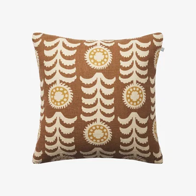 Nordic Nest Chhatwal & Jonsson Alok cushion cover 50x50 cm Taupe-spicy yellow