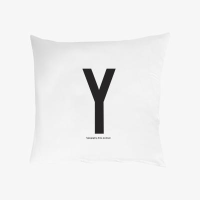 Nordic Nest Design Letters pillow case 60x50 cm Y