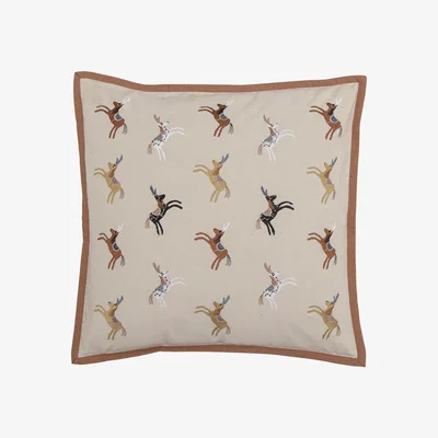 Nordic Nest Bloomingville Doglass cushion 40x40 cm Circus horse