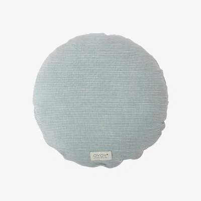 Nordic Nest OYOY Kyoto pillow round Ø40 cm Dusty blue