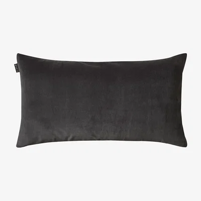 Nordic Nest Linum Paolo cushion cover 50 x 90 cm Dark coal grey