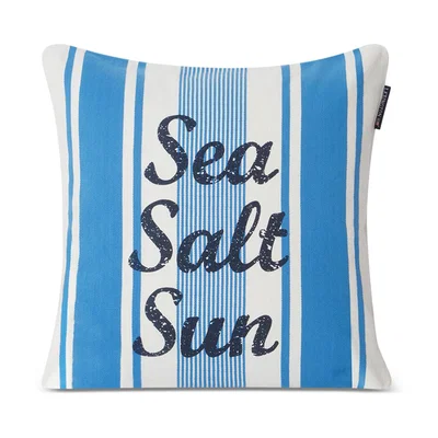 Nordic Nest Lexington Striped Sea Salt Sun pillowcase 50x50 cm Blue-white