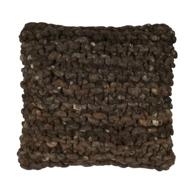 Nordic Nest Boel & Jan Tove pillowcase 50x50 cm Brown