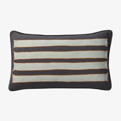 OKA Sumi Cushion Cover - Onyx/Grey Blue