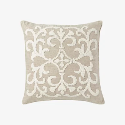 OKA Gawain Cushion Cover, Large - Natural/Off-White