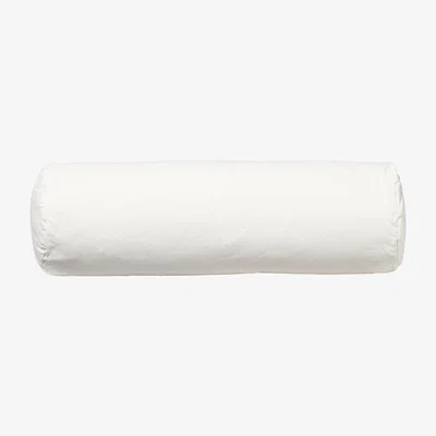 OKA Duck Feather-Filled Bolster Cushion Pad 56x20cmDia