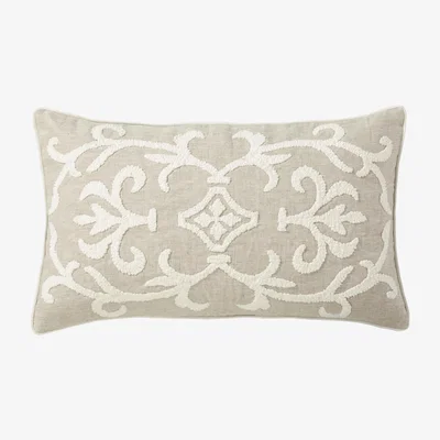 OKA Gawain Cushion Cover, Small - Natural/Off-White