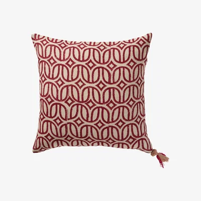 OKA Majuro Cushion Cover Only (51cmSq) - Red