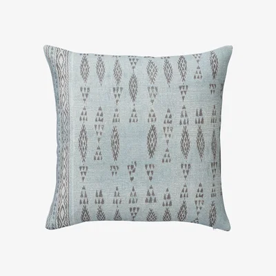 OKA Amezrou Cushion Cover Only (51cmSq) - Pale Blue