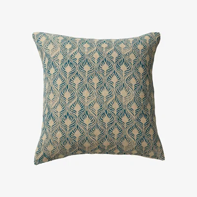 OKA Ghini Feathers Cushion Cover - Blue