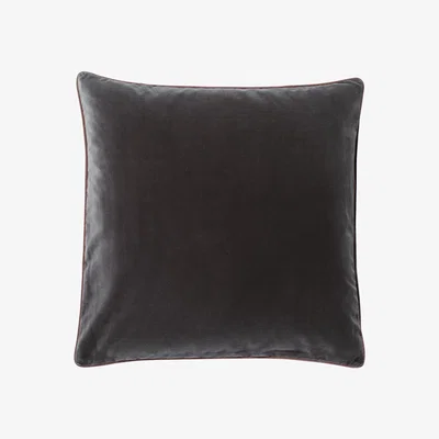 OKA Plain Velvet Cushion Cover, Large - Gainsborough Grey