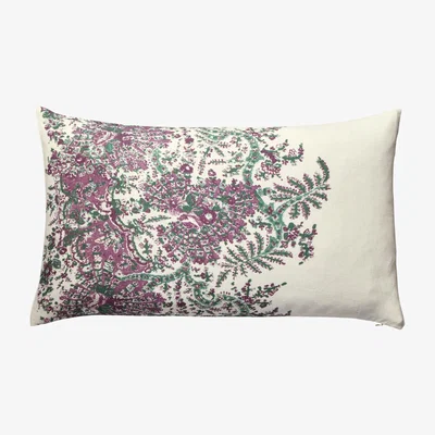 OKA Kandini Cushion Cover, Small - Green/Purple