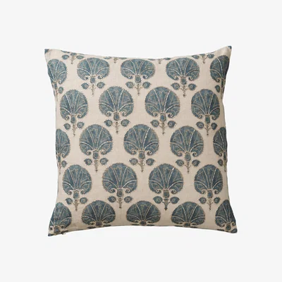 OKA Kabibi Cushion Cover - Grey/Blue