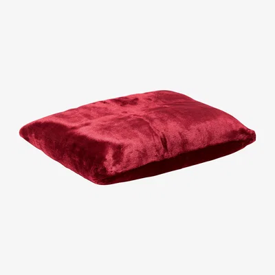 OKA Medium Faux Fur Pet Cushion Cover - Loganberry