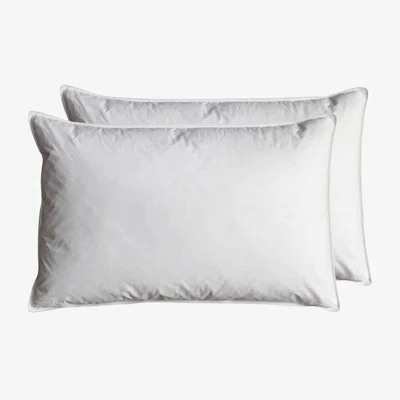 Olivia's Gallery Interiors Set of 2 Simply Sleep Duck Feather Pillow