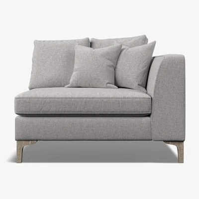 Downtown Maddie Pillow Back Fabric Seat Unit With 1 Arm - Right Hand Facing - Fabric Grade D