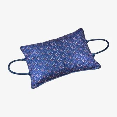 Downtown Smart Garden Mushrooms Kneeler Pillow In Blue