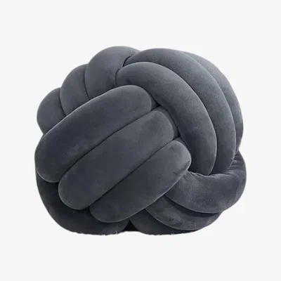 The Range Dream On Knot Pillow - Grey