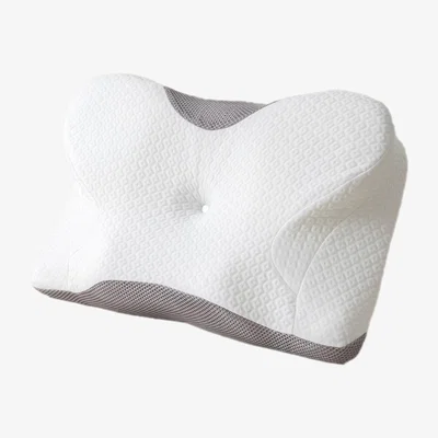 The Range Cervical Contours Memory Sponge Pillow - White / 60cm x 40cm x 12cm
