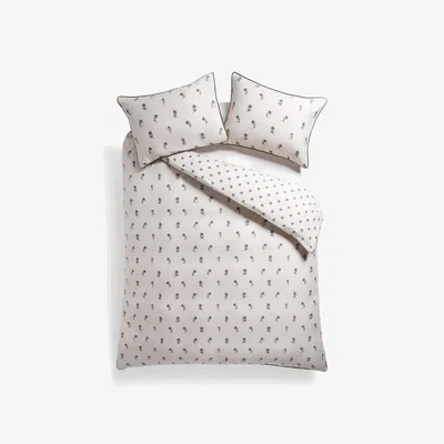 Rockett St George Rock & Rose Reversible Duvet Cover and Pillow Case Set - Four Sizes Available -