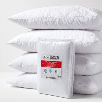 The Range Quilted Pillow Protector, Pack of 4 - White