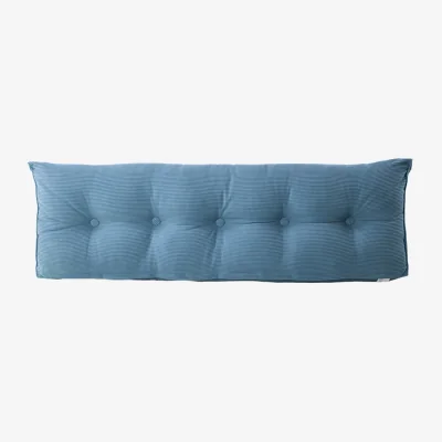 The Range Wedge Headboard Pillow with Removable Cover - Blue