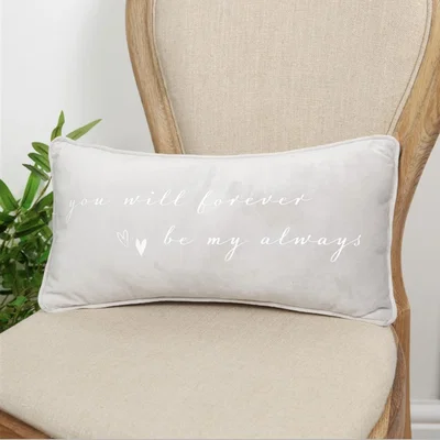 The Range Forever Be My Always Cushion - Grey