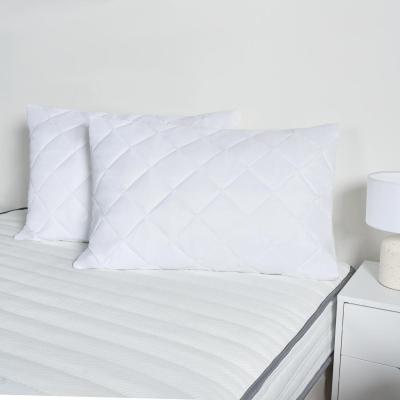 The Range Pair Of Pinsonic Pillow Protector Cases - White