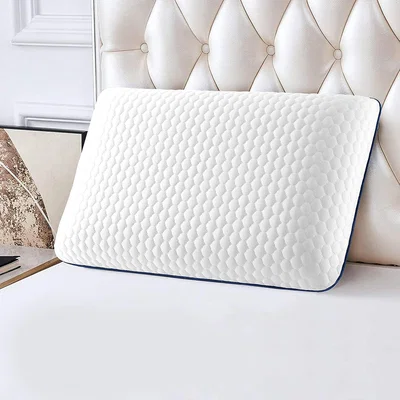 The Range Cooling Gel Infused Orthopedic Memory Foam Pillow - Cream White
