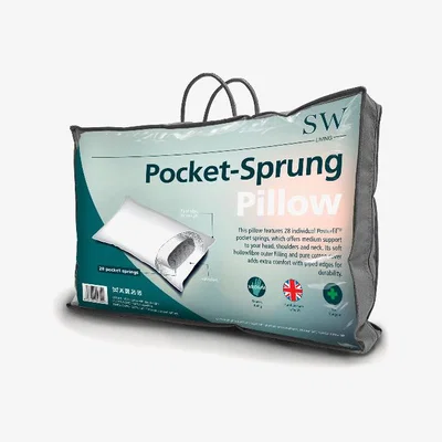 The Range Pocket Sprung Pillow