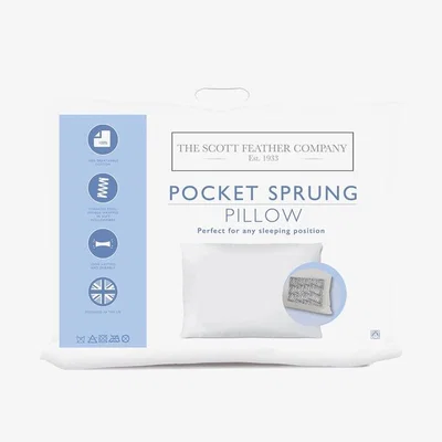 The Range Scott Feather Company Pocket Sprung Pillow