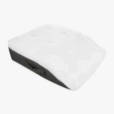 The Range Lavio Leg Elevation Pillow Memory Foam Wedge - White