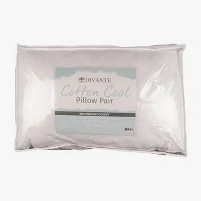 The Range Pair of 200 Thread Count Cotton Cool Pillows
