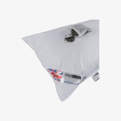The Range Super Microfibre Lavender Pillow with Dried Lavender - White