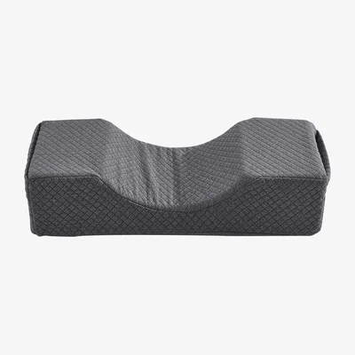The Range U-shaped Eyelash Extension Pillow with Side Pockets - Grey