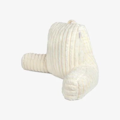 The Range Deluxe Large Shredded Memory Foam Reading Pillow - Cream